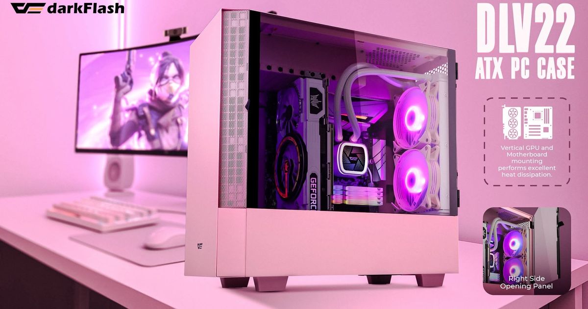 DLV22 – Mẫu Case Trưng Bày VGA Dọc Cao Cấp, Sang Trọng Và Đa Năng