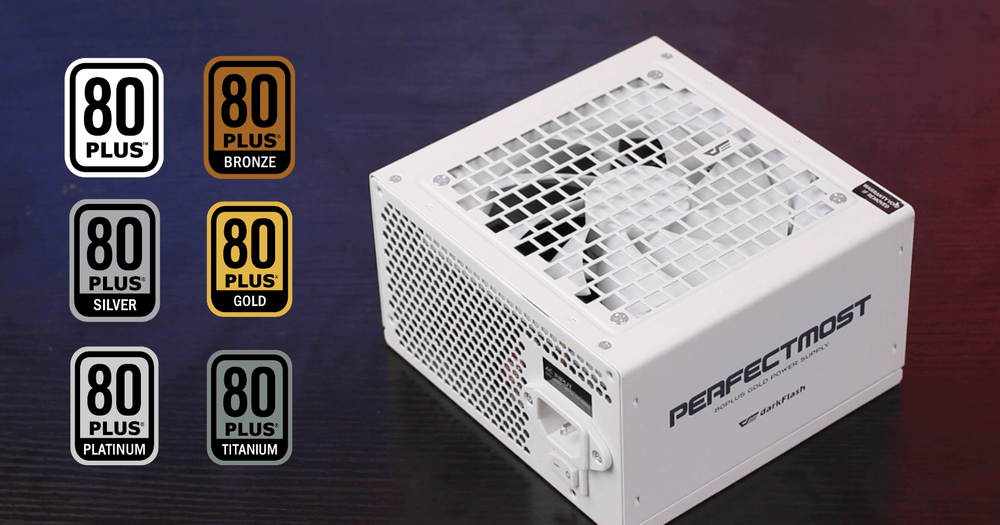Label sertifikasi 80 Plus pada kemasan PSU komputer