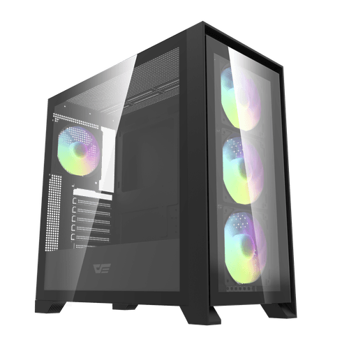 DRX90 ガラス製 ATX PCケース - darkFlash