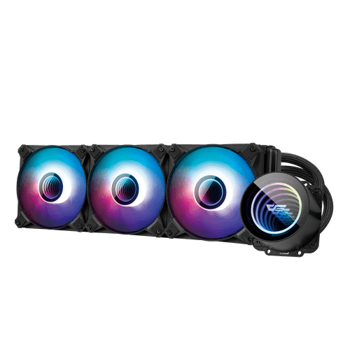 dark flash TWISTER DX-360 ARGB 簡易水冷 darkFlash Twister DX360 V2.6 White Liquid Cooler Review