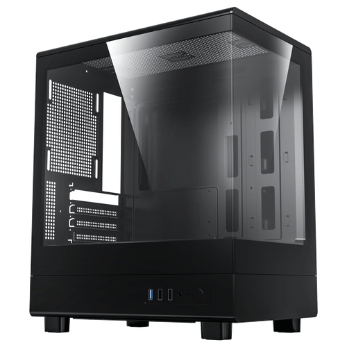DB330M M-ATX PCケース - ダークフラッシュ