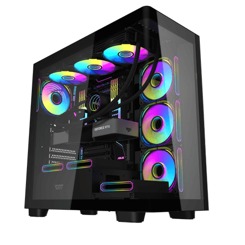 PCケース + H110M-S03 + GTX970 + 450W電源 セット DS900G ATX PCケース - darkFlash