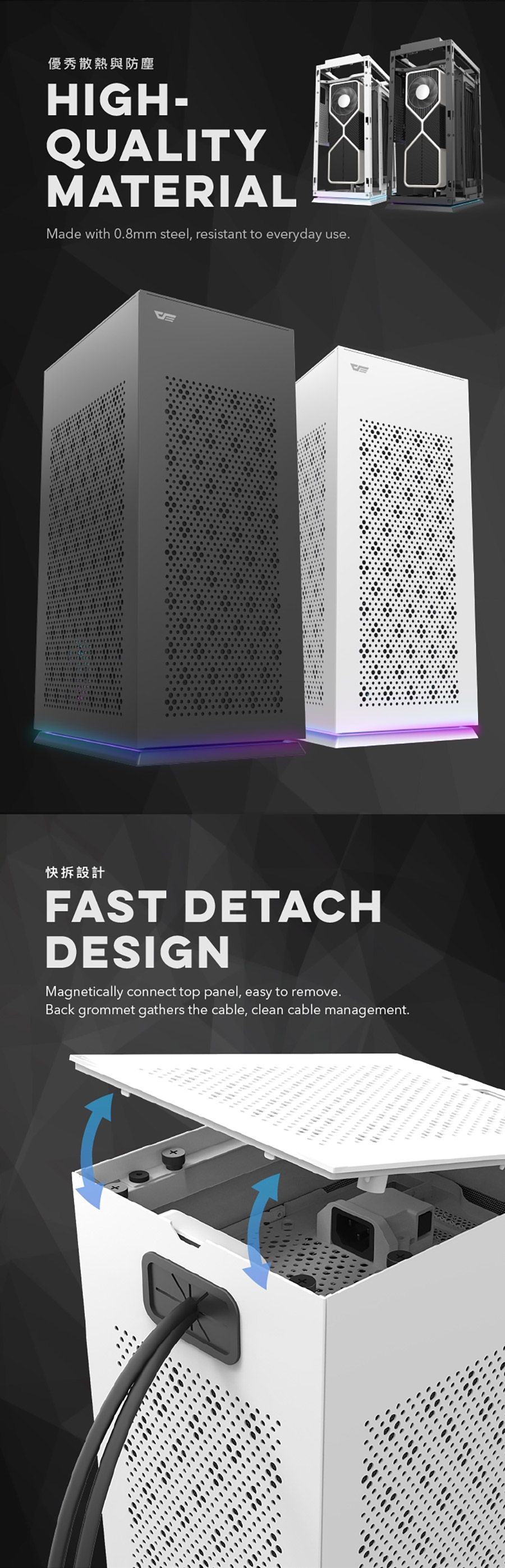 DLH21 Mini-ITX PC Case - darkFlash USA