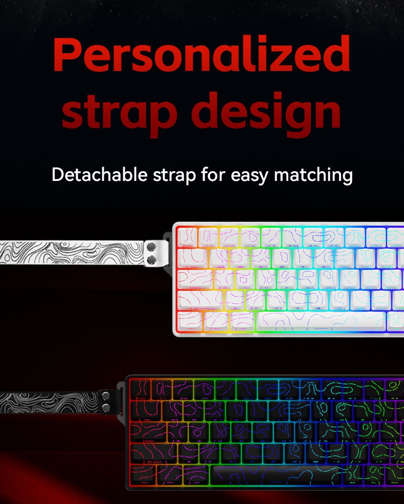 EZ68 マグネティックスイッチ メカニカルキーボード - darkFlash