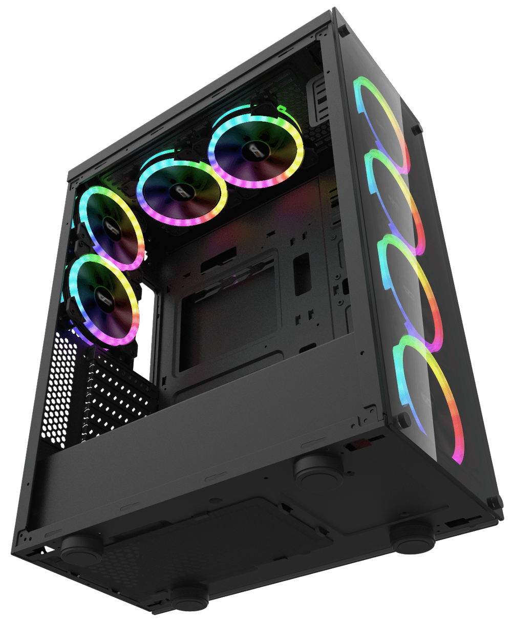 ファントムATX PCケース - ダークフラッシュ