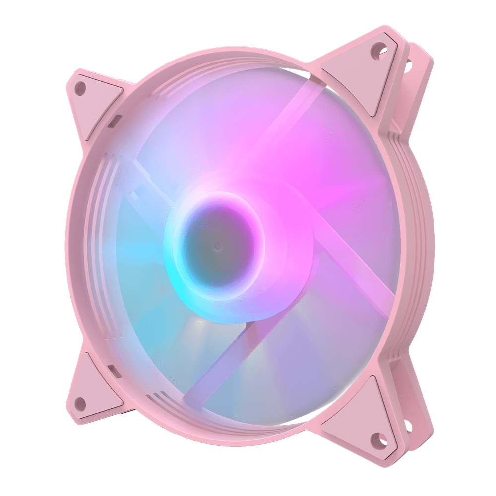 darkFlash C6MS 3パック×3 ピンクPCファン 120mm C6 - darkFlash