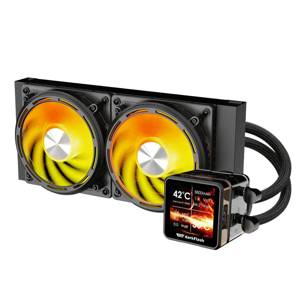 ボルテコン EXPLORE DE240 Liquid CPU Cooler - darkFlash USA