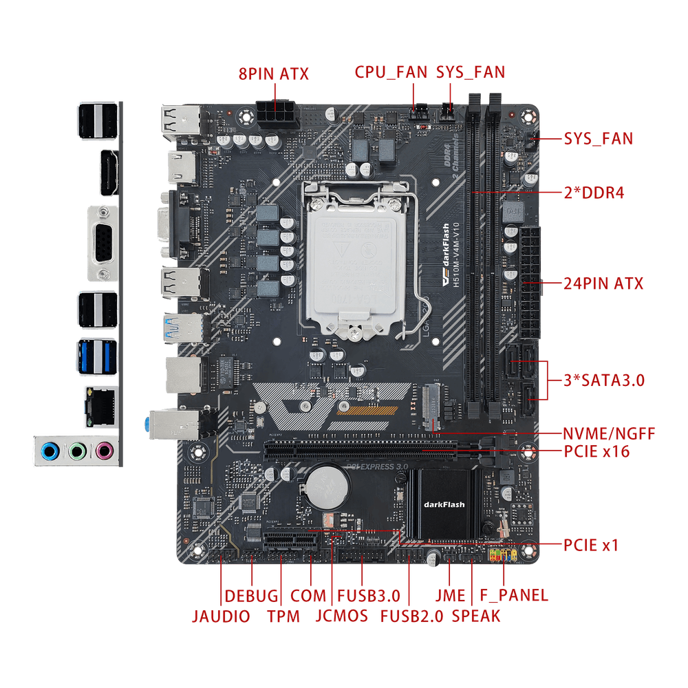 マザーボード - darkFlash